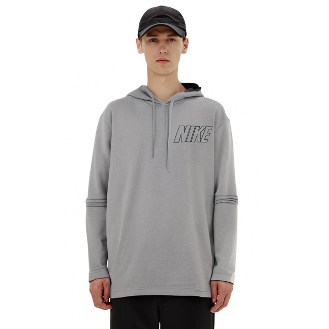 Nike Sportswear Hoodie 'Dark Heather Grey Black' 833873-063