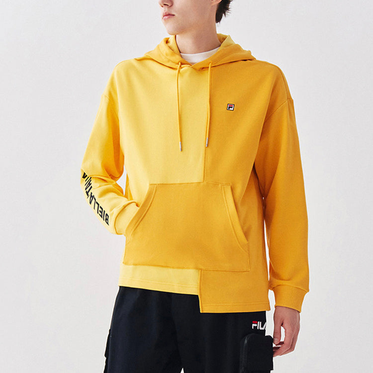 FILA Splicing Alphabet Printing Sports Yellow F51M048204F-YE
