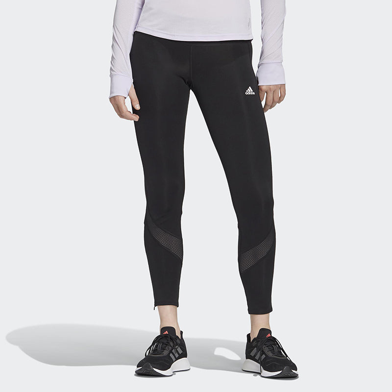 (WMNS) adidas Own The Run Tights Asia Sizing 'Black' FS9832