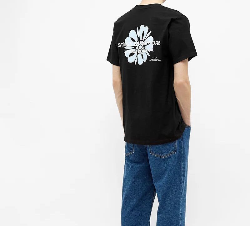 Men's Stussy Blue Printing Black 1904508