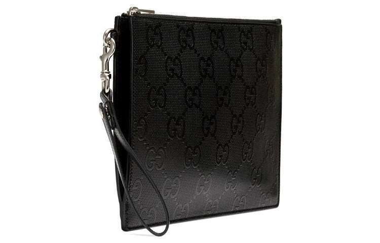 Gucci GG Embossed Pouch 'Black' 625569-1W3AN-1000