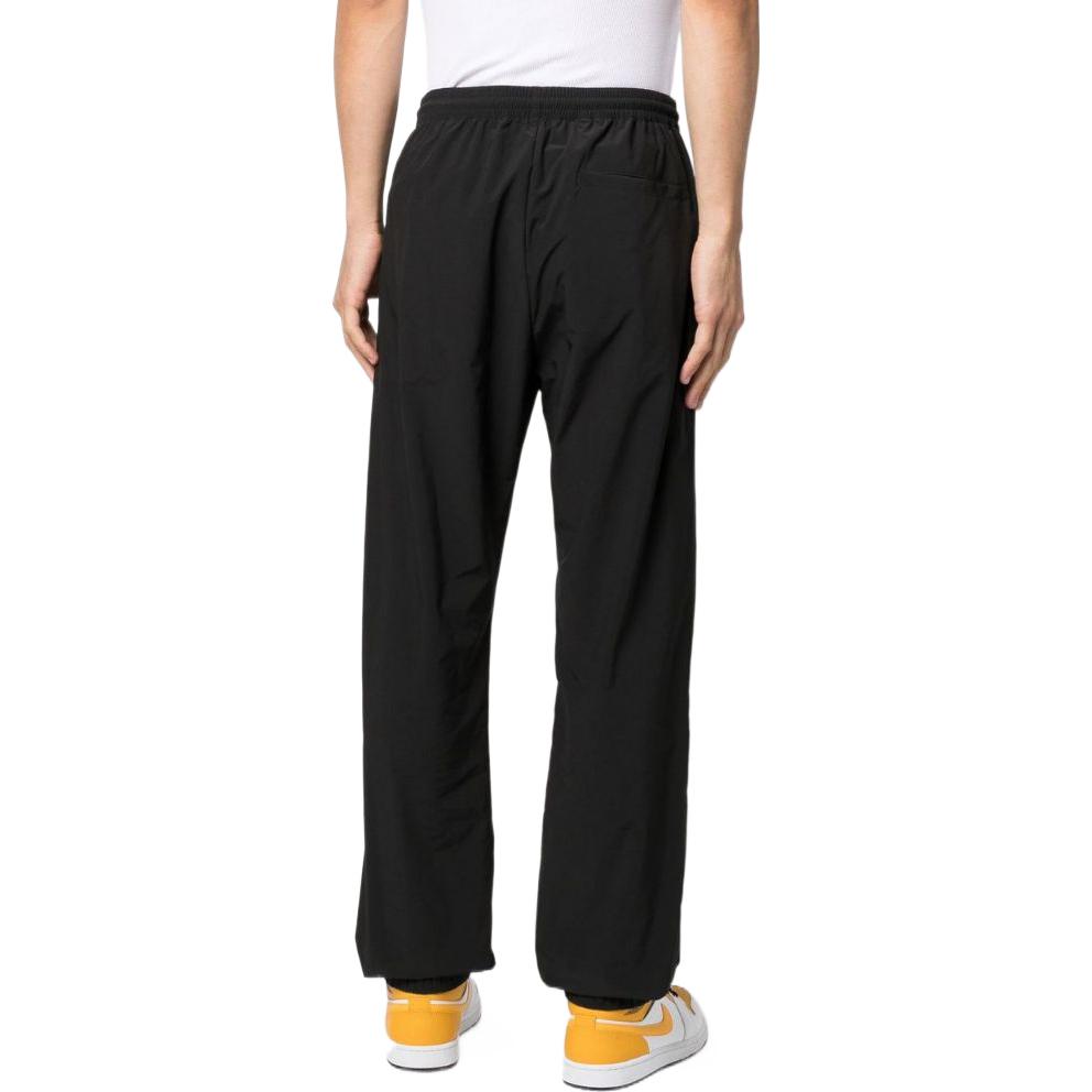 Men's Off-White SS22 Logo Printing Straight Sports Pants/Trousers/Joggers Black OMCA226C99FAB0031001