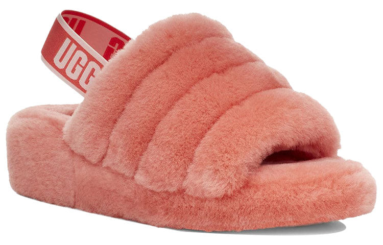 (WMNS) UGG Fluff Yeah Slide Thick Sole Slippers 1095119-VCRL