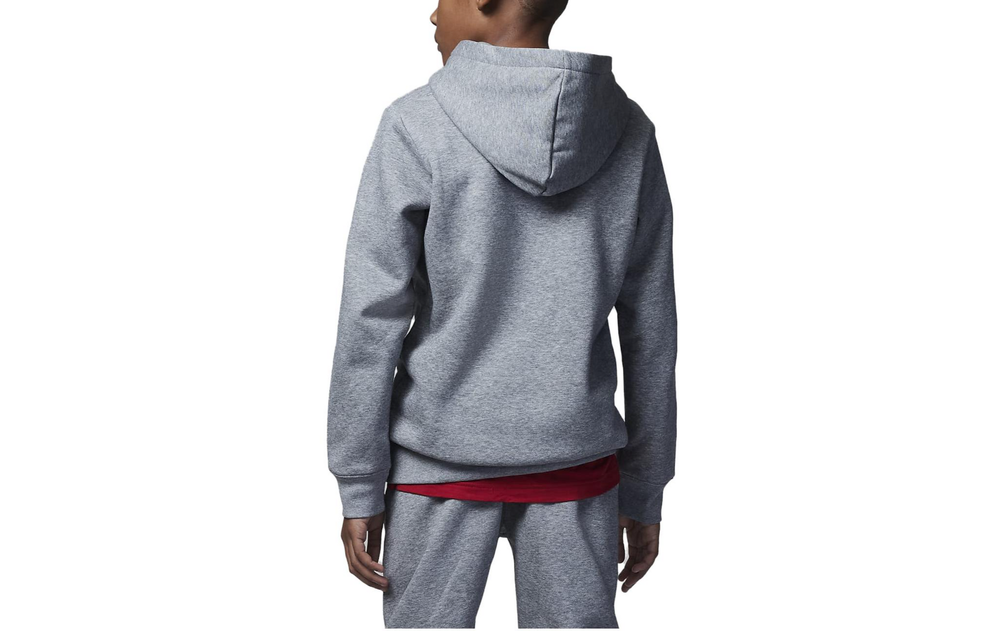 (GS) Air Jordan Fleece Hoodie ' Grey' FD9362-091