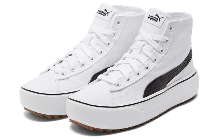 (WMNS) PUMA Kaia Mid CV 'White Black' 384409-01