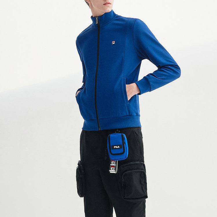 Men's FILA Knit Cozy Sports Jacket Universe Blue F51M038517F-DB