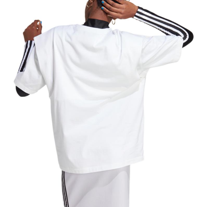 (WMNS) adidas Always Original T-Shirt Asia Sizing 'White Black' IC8806