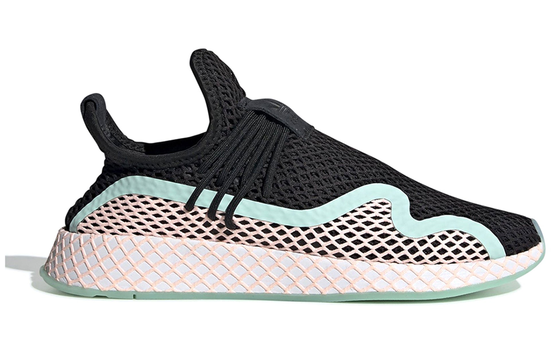 adidas Deerupt S 'Black Mint Orange' BD7880