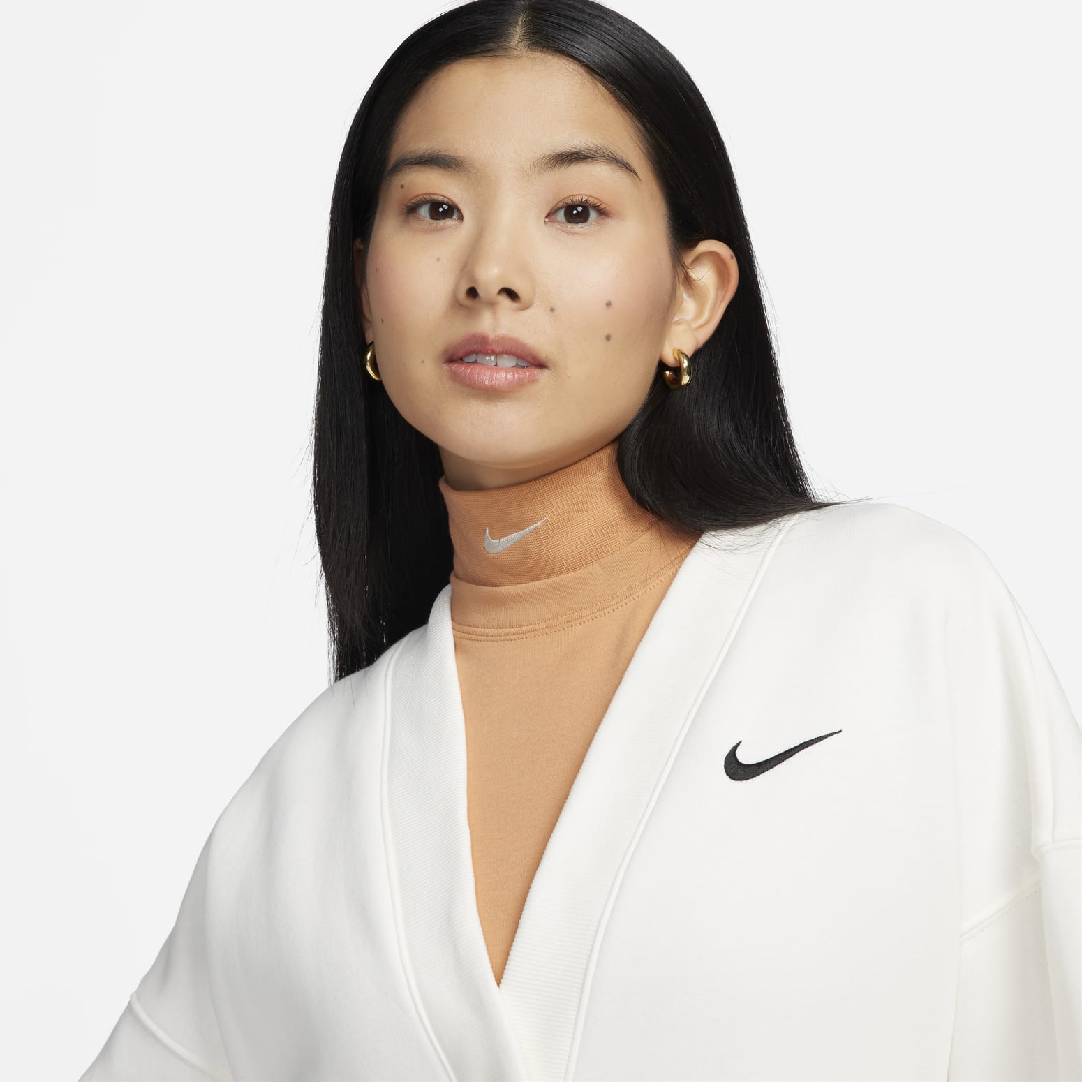 (WMNS) Nike Sportswear Phoenix Fleece Jacket 'Vanillan' FB8773-133