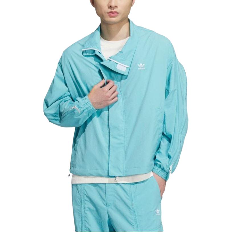 adidas Originals x Ordinary People Light Woven Jacket Asia Sizing 'Mint Blue' IZ4919