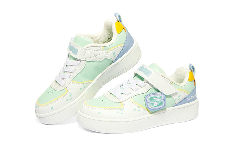 (GS) Skechers x Bob Sponge 'White Green Blue' 317012L-WMNT