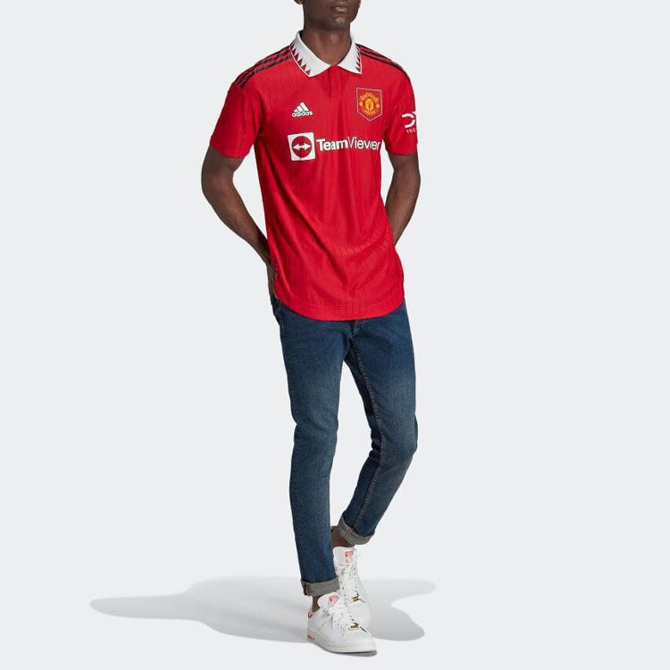 adidas Manchester United 22/23 Home Authentic Jersey 'Real Red' H13889