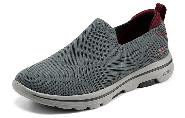 Skechers Go Walk 5 'Charcoal Red' 216038-CCRD