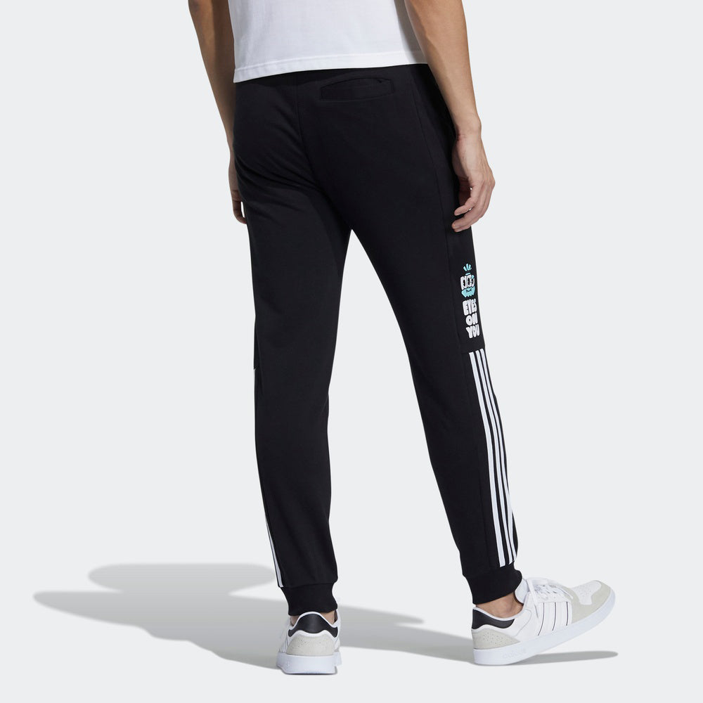 adidas neo M Freye Tp Stripe Bundle Feet Sports Long Pants Black GP5645