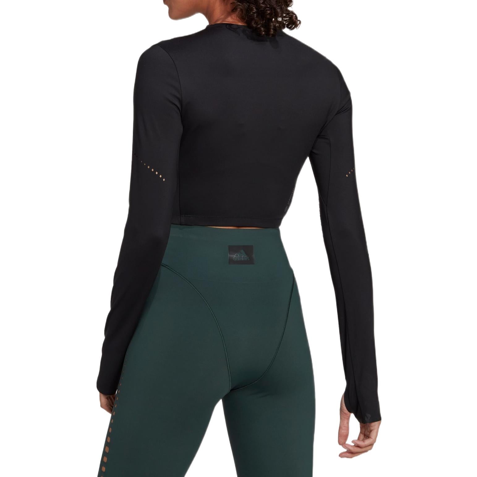 (WMNS) adidas Best of adidas Long Sleeve Top Asia Sizing 'Black' HD8947