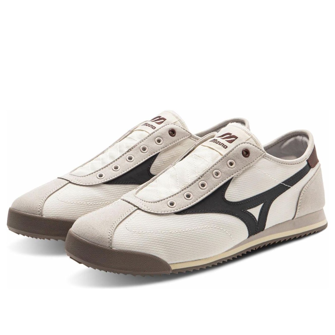 Mizuno LG 60s Slip On 'White Dark Blue Grey' D1GH240213