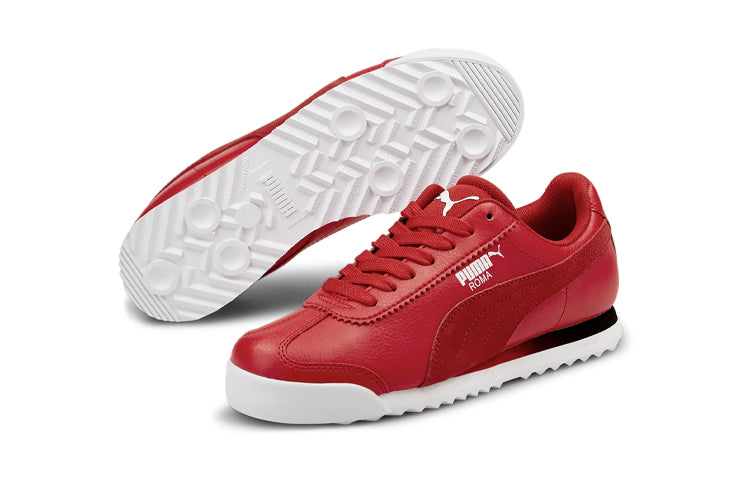 (GS) PUMA Scuderia Ferrari Race Roma Low Top Running Shoes Red 306656-02