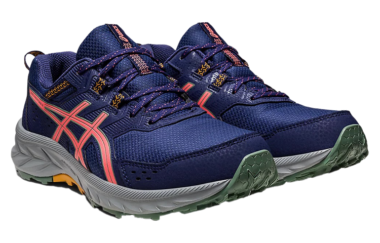 (WMNS) ASICS Gel-Venture 9 Wide 'Indigo Blue Papaya' 1012B314-400