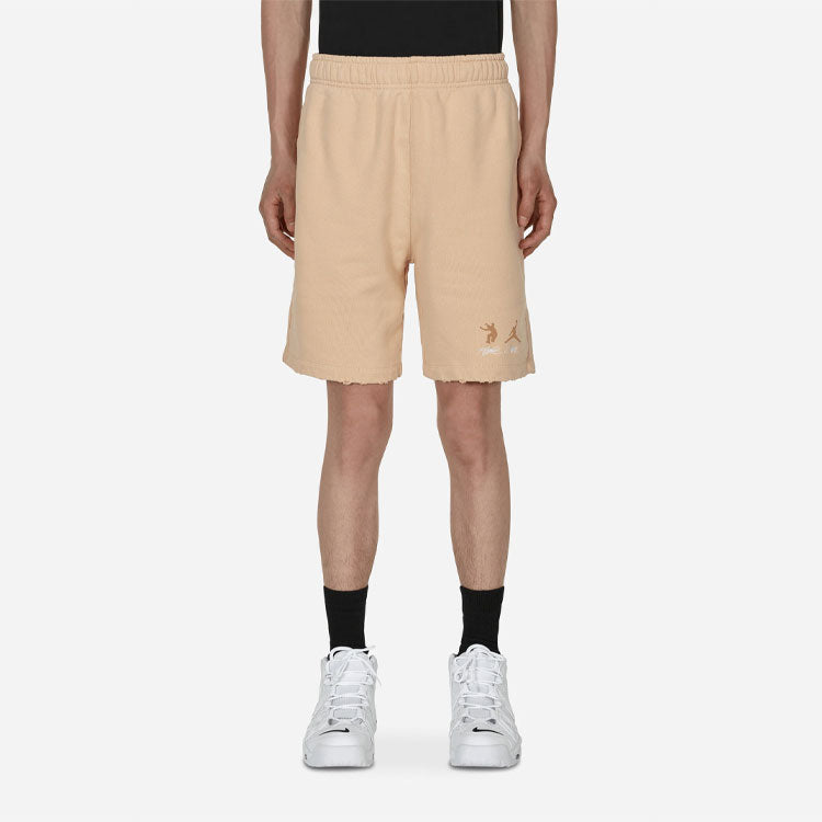 Air Jordan x union Crossover Solid Color Logo Casual Sports Shorts Asia Edition Couple Style Khaki DJ9529-268