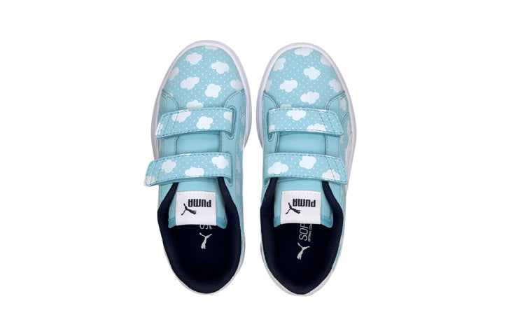 (PS) PUMA Smash V2 Casual Shoes Blue/White 371193-02