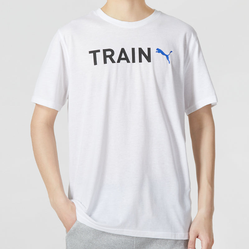 PUMA Graphic Train T-Shirt 'White' 523722-02
