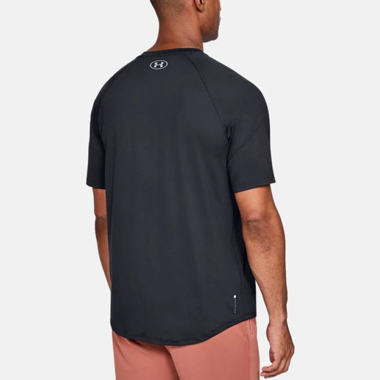 Men's Under Armour Recover Pattern Training Short Sleeve Black 1351569-001