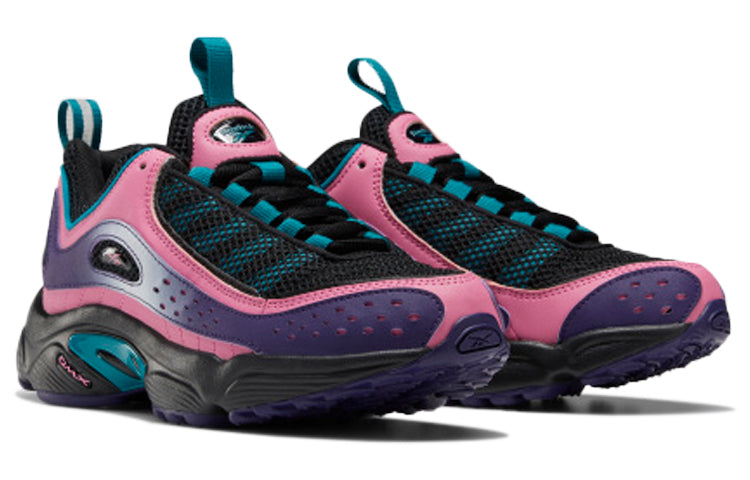 (WMNS) Reebok Daytona Dmx II Running Shoes Black/Pink EF3015
