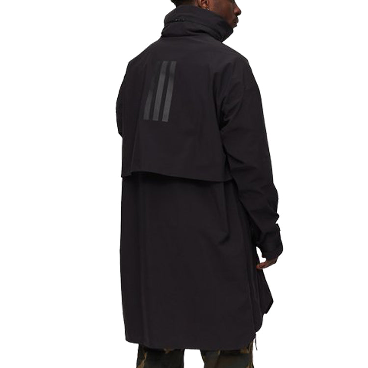 adidas MYSHELTER PARKA Outdoor Sports Hooded Jacket Black FI0597