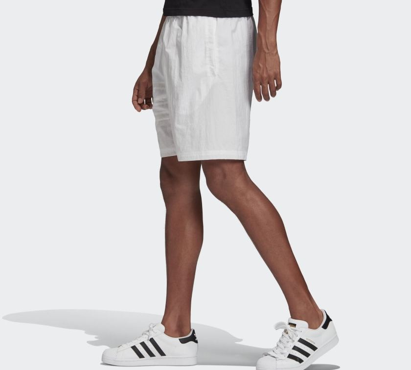 adidas originals Bg Trefoil Ts Large Logo Sports Shorts White FN0001