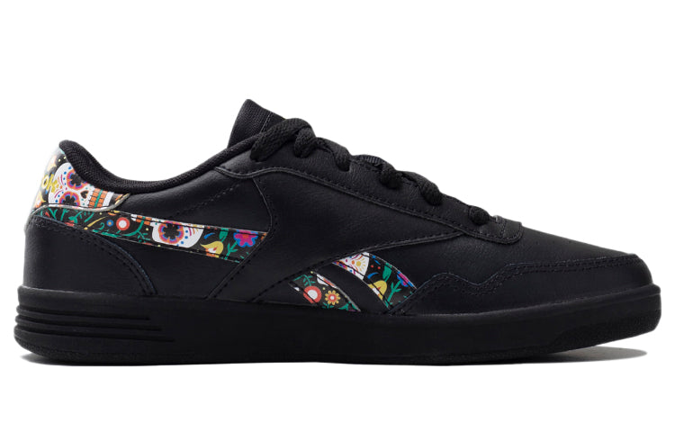 Reebok Royal Techque T Flowers Stylish Low Top Casual Skate Shoes Unisex Black GY9111