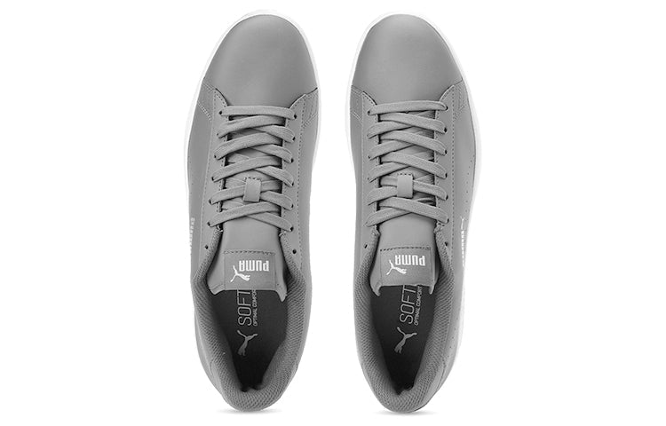 PUMA Smash V2 L Perf Grey/White 365213-11