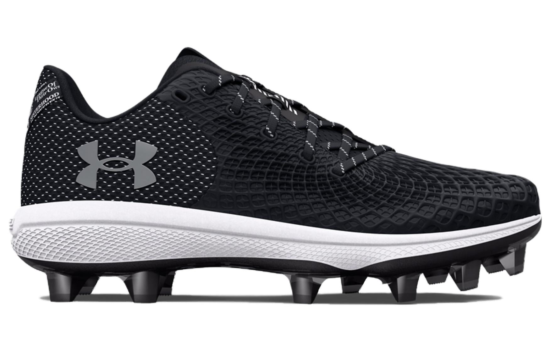 (WMNS) Under Armour Glyde 2 MT TPU Softball Cleats 'Black' 3026603-001