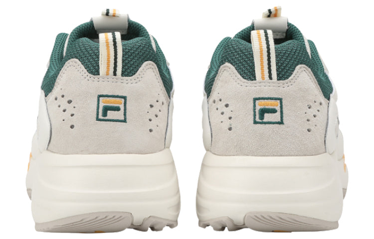 (WMNS) FILA Tracer Retro Running Shoes Grey/Green/Yellow 1IM00003_143
