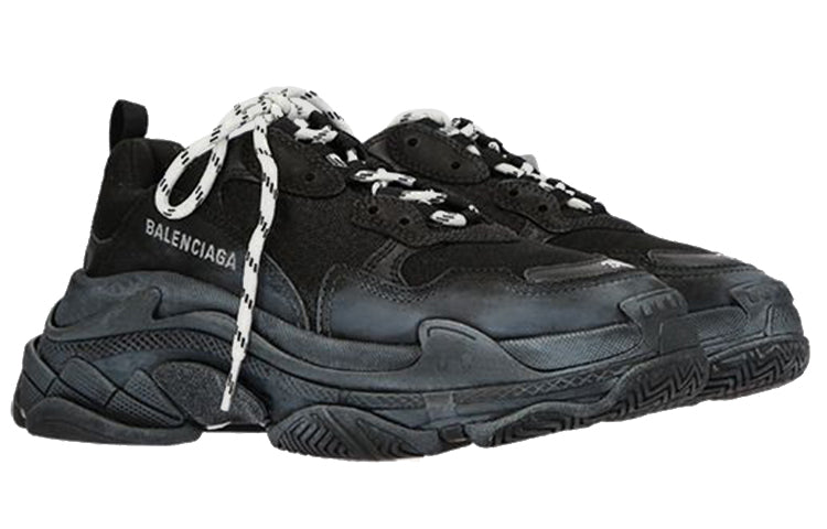 (WMNS) Balenciaga Triple S 'Black' 531388W09OM1000