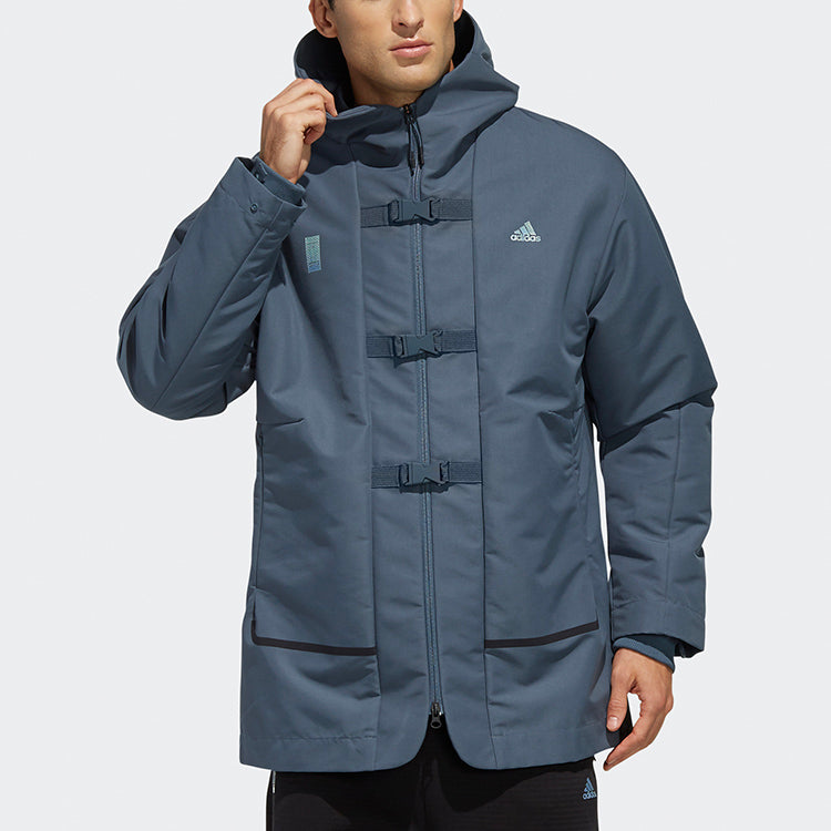 Men's adidas Loose Casual Blue Jacket FM9343