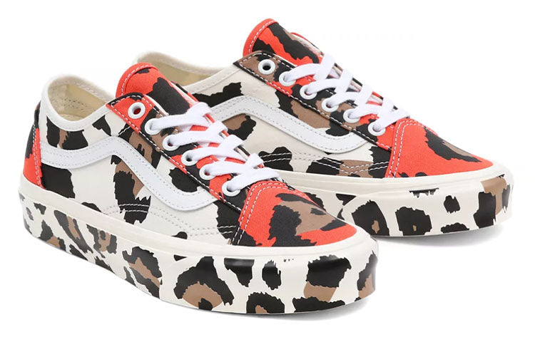 Vans Animal Old Skool 'Black White Red Leopard' VN0A54F4B6B