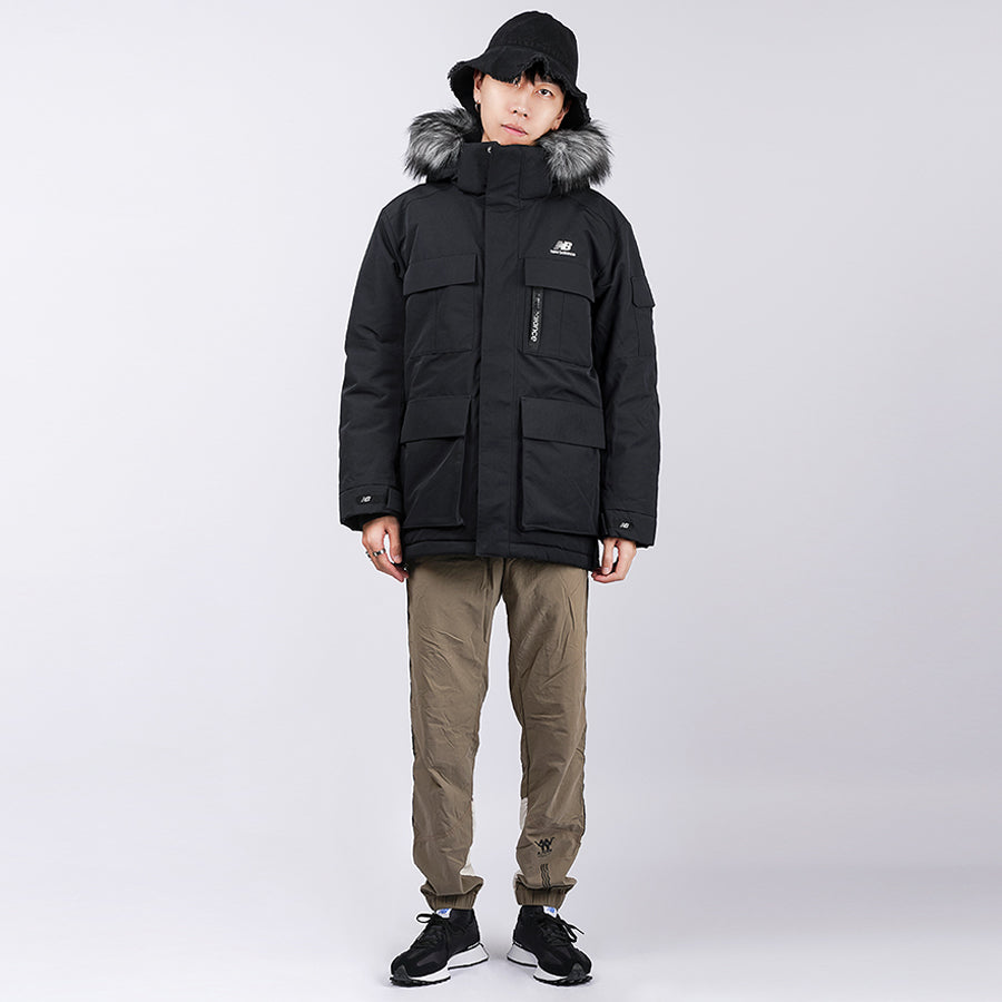 New Balance Warm Long Down Jacket Asia Sizing 'Black' NPA46021-BK