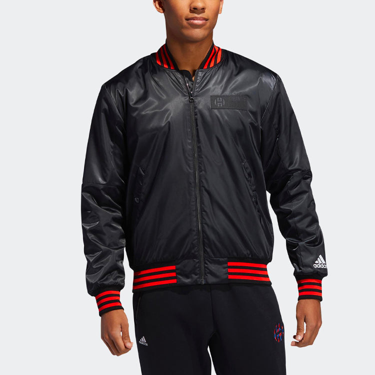 adidas Hrdn Jkt Bb Sho Casual Sports Basketball Jacket Black DX6797
