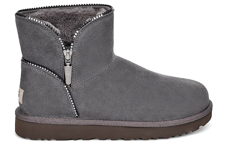 (WMNS) UGG Classic Novelty Mini Florence 'Grey' 1110697-CHRC