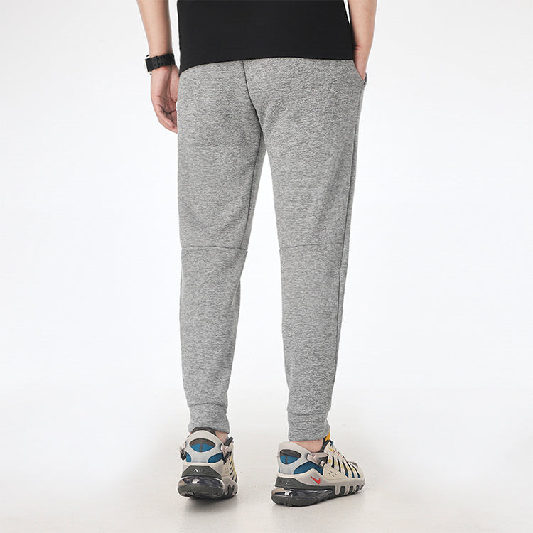 Nike Windproof Solid Color Casual Sports logo Fleece Lined Long Pants Gray 932258-063