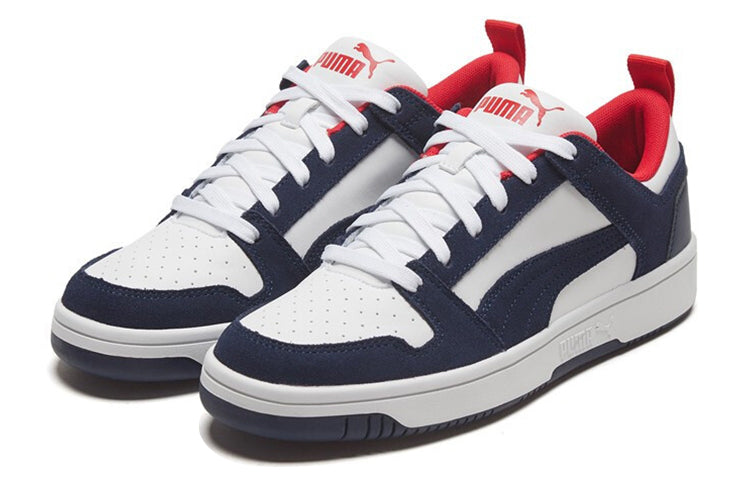 PUMA Rebound Layup Lo SD 'White Blue Red' 370539-05