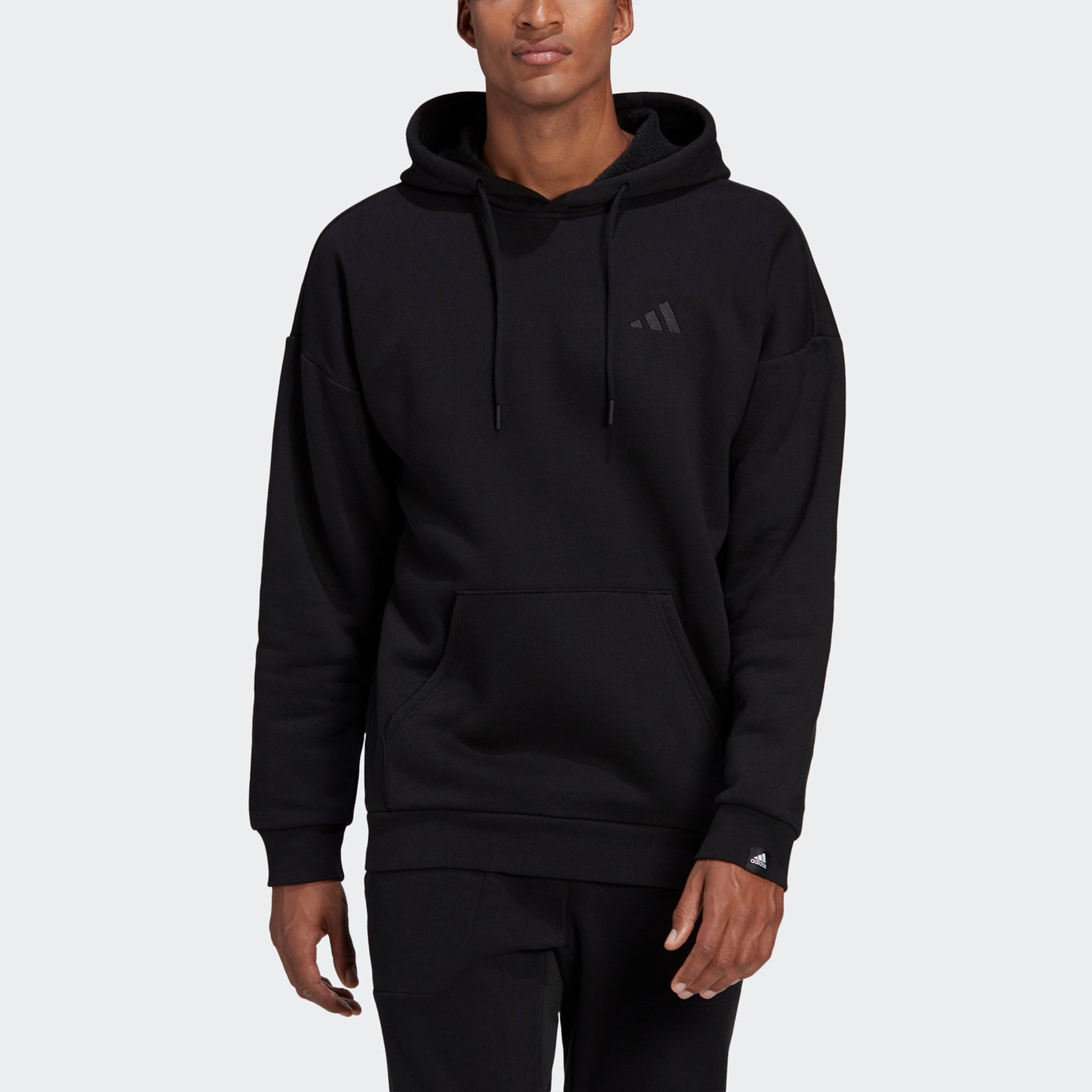 adidas M Urban Whd Bst Athleisure Casual Sports Loose Fleece Lined Black GK4786