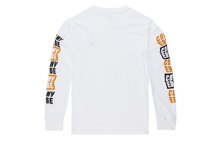 Converse Applique LogoLong-sleeve Tee Men White 10019933-A01