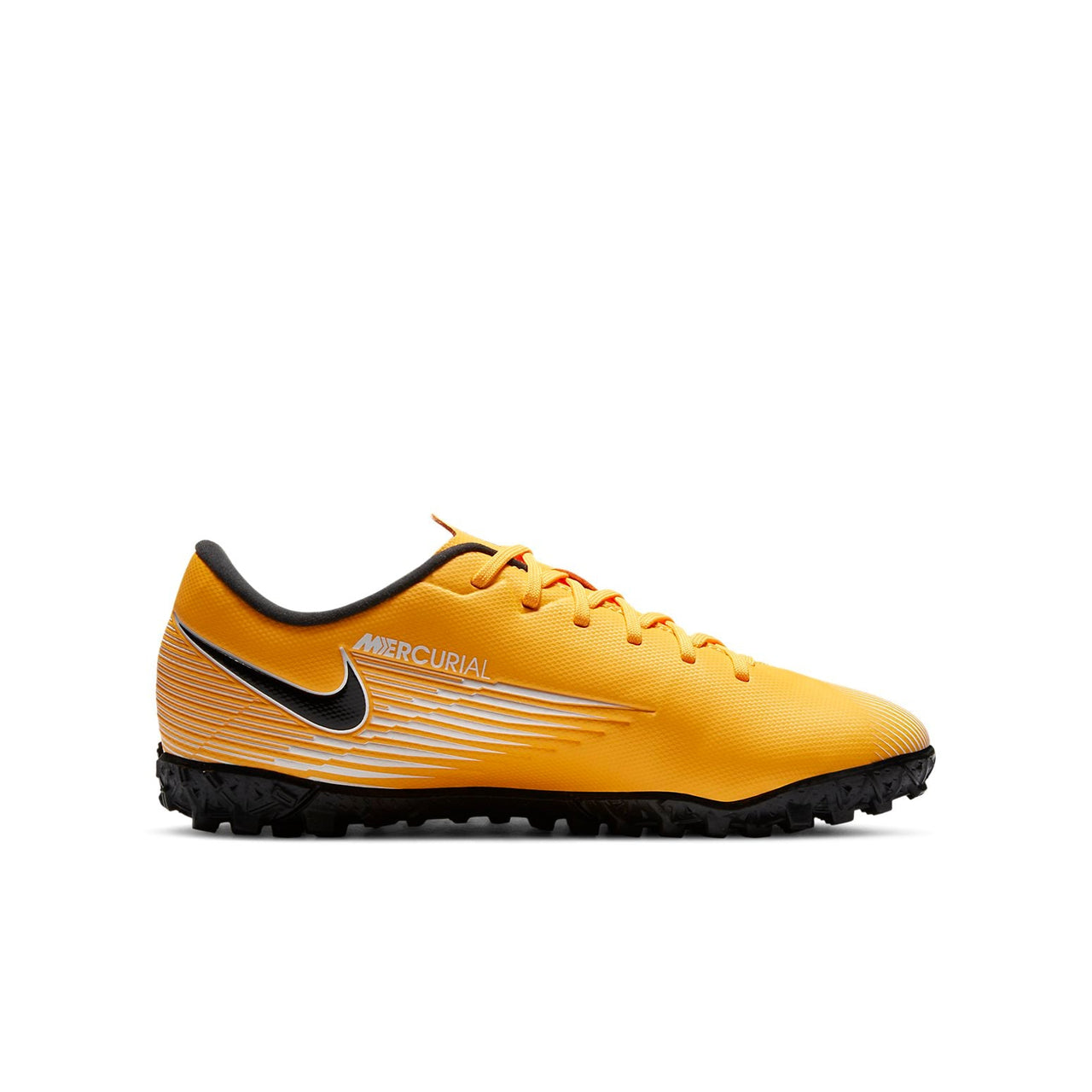(GS) Nike Jr. Mercurial Vapor 13 Academy TF Turf 'Black Yellow' AT8145-801