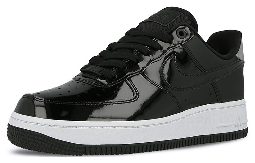(WMNS) Nike Air Force 1 07 SE Premium 'Black Silver' AH6827-001