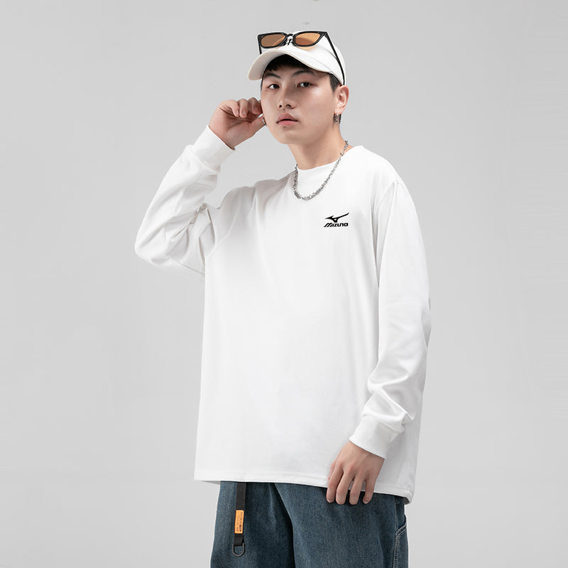 Mizuno Casual Logo Long Sleeve T-shirt 'White' A2CA2A83