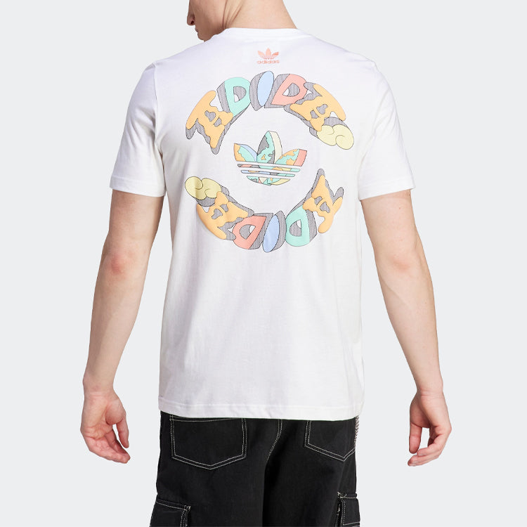adidas originals Enjoy Summer Front/Back Graphic Tee 'White' IT8181