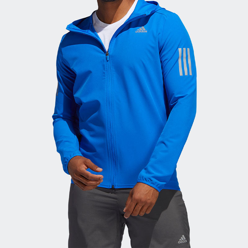 adidas OWN THE RUN JKT Running Sports Jacket Blue FR0801