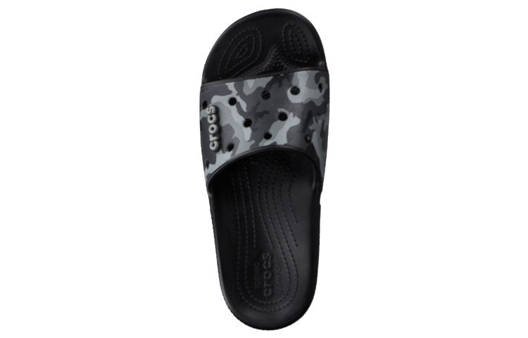 Crocs Classic Slippers Camouflage Black Unisex 207280-001
