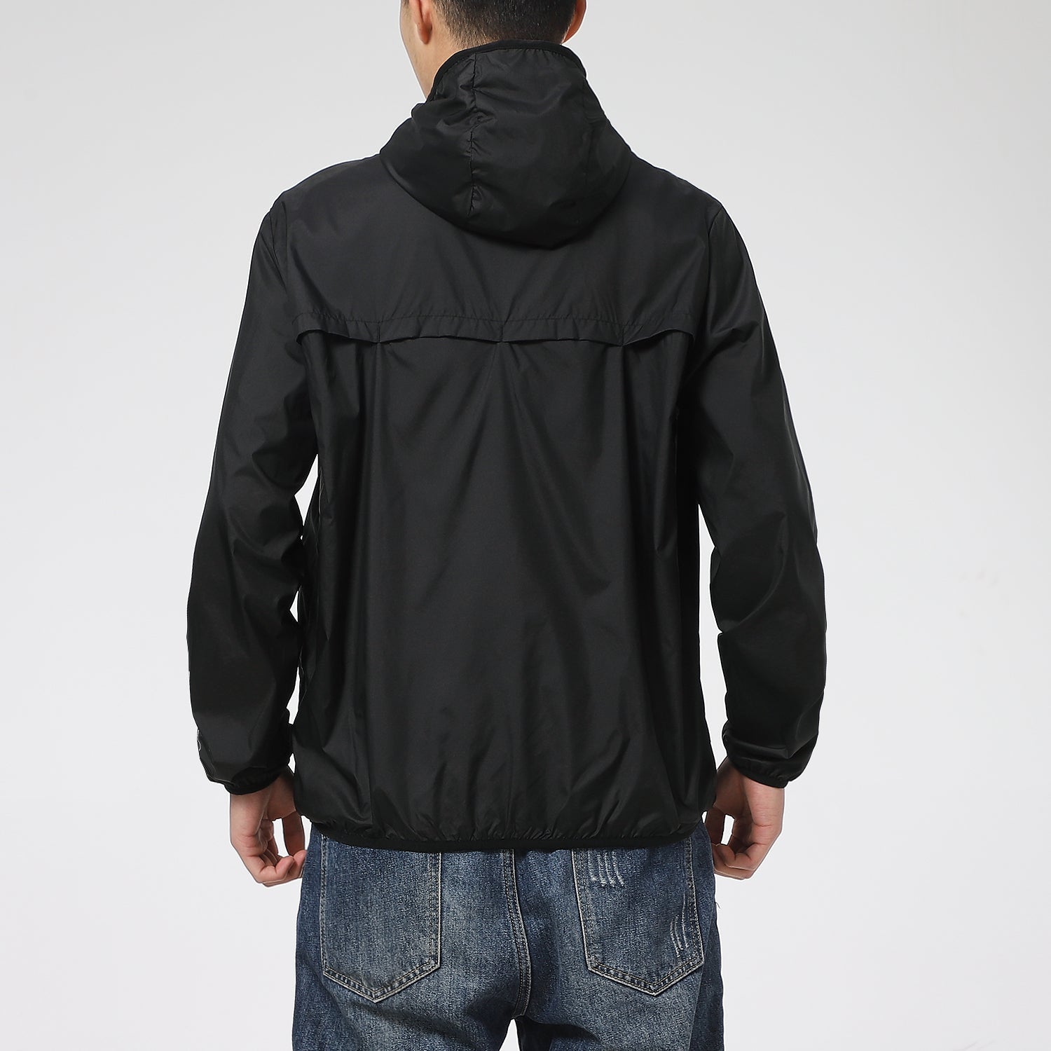 PUMA Essentials Rebel Windbreaker Jacket 'Black White' 588784-01